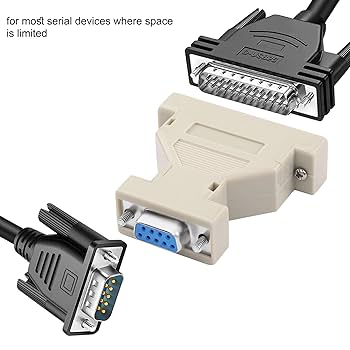 【469】ANKdoll Amazon.com: MEIRIYFA DB9 to DB25 Serial Coupler Adapter,DB9